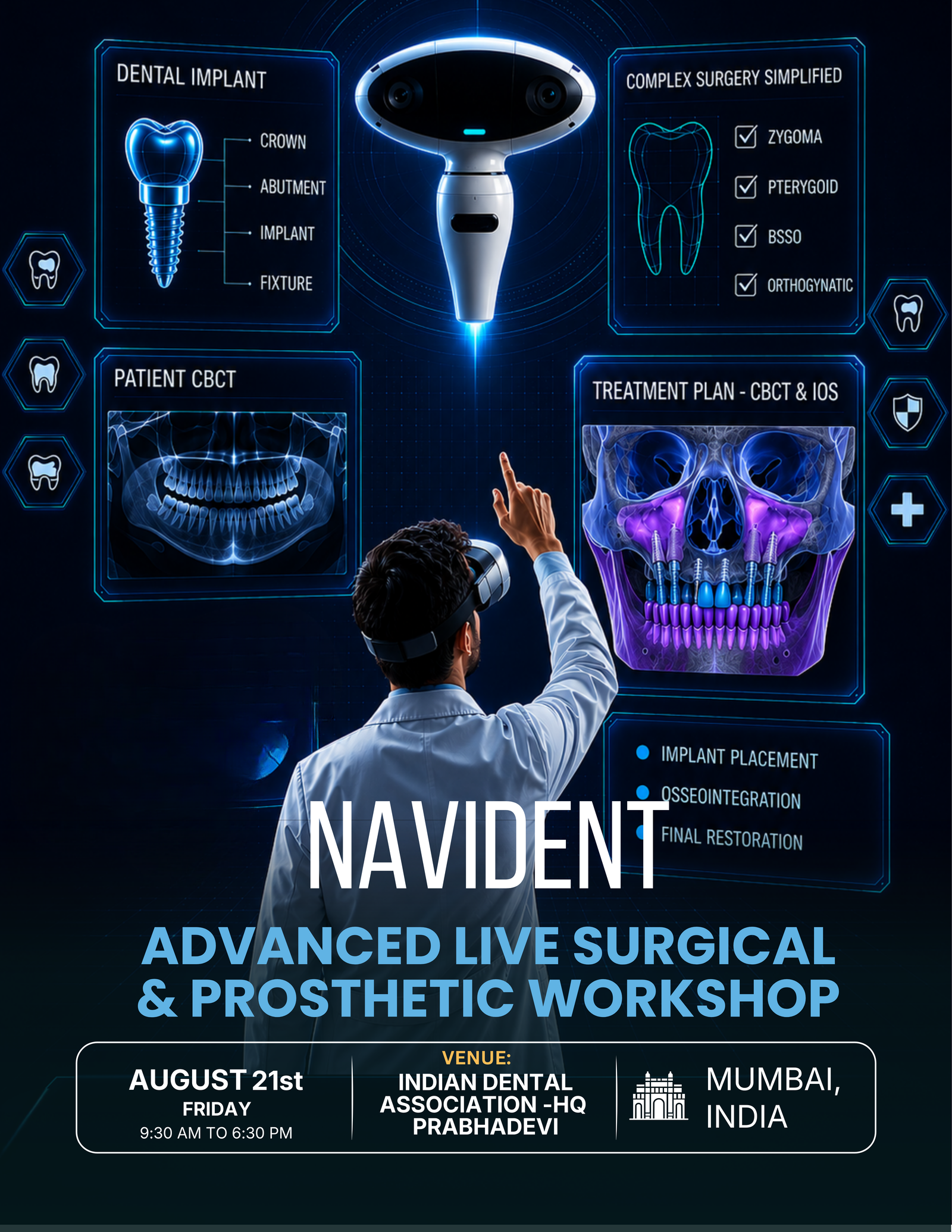 Navident Advanced Live Surgical and Prosthetic Workshop in Mumbai